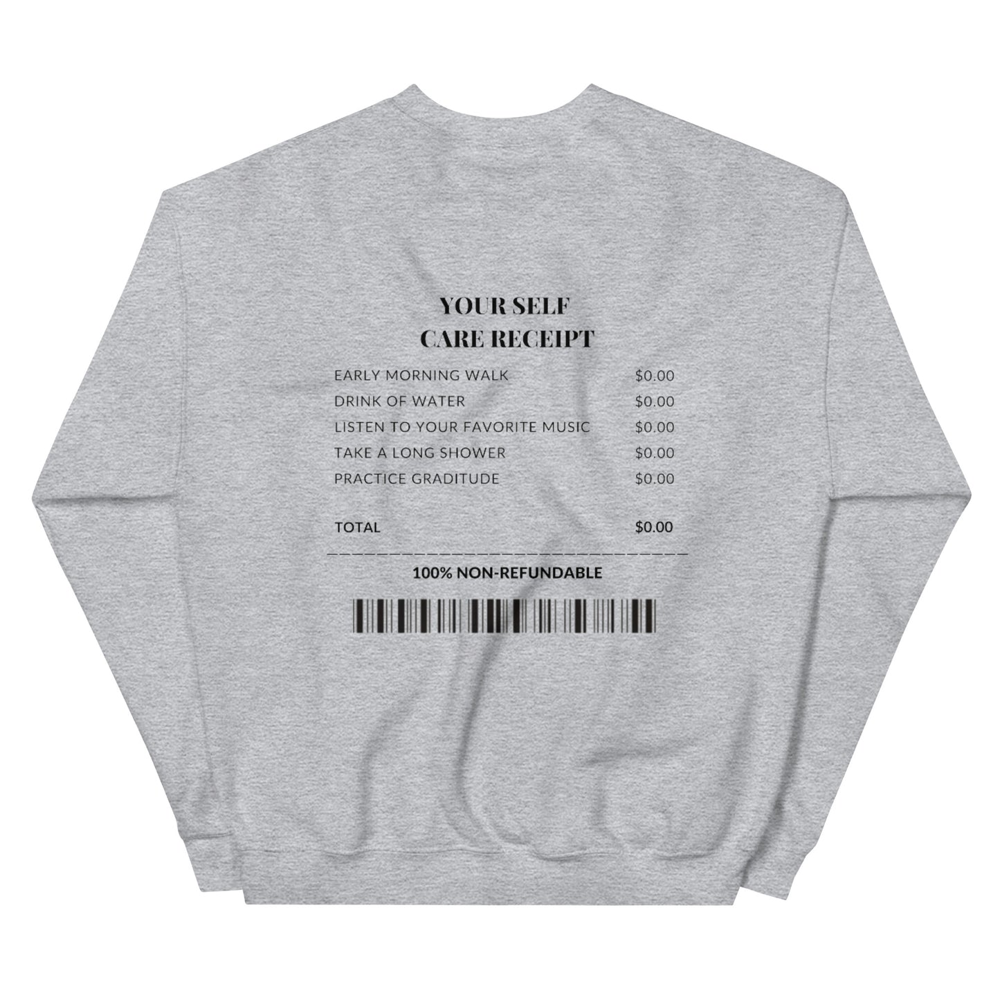 Self Care is Free Crewneck